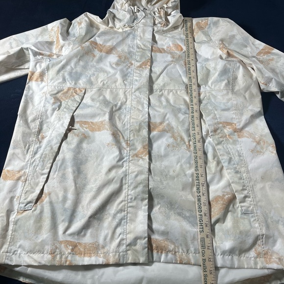 The North Face Women’s Printed Antora Parka Apricot Ice Canyon Camo 3X Raincoat - Picture 8 of 15